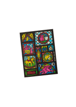 Stained Glass Designs Sticker Sheet
