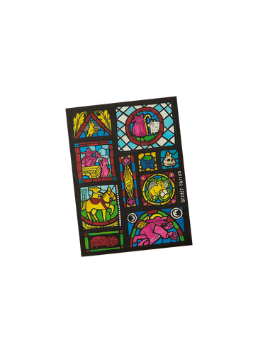 Stained Glass Designs Sticker Sheet
