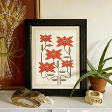 Mystic Flora Print - Red