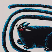 Hypno Cat Screenprint