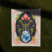 Legend of the Frog Fae Riso Print