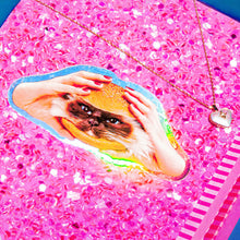 Holographic Catburger Sticker by Toiletpaper