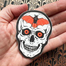 Skull and Bat sticker