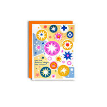 You Are Made of Magic and Stardust Risograph card