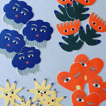 Wide Eyes Vinyl Stickers Pack