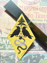 Raven and Snake sticker
