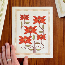 Mystic Flora Print - Red
