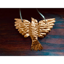 Embossed Copper Bird Talisman