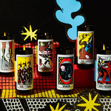 Tarot Mystery Card Candle