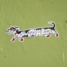 Git Along Doggie Bumper Sticker