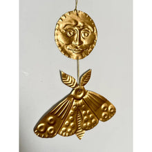 Moon and Moth Handmade Embossed Talisman