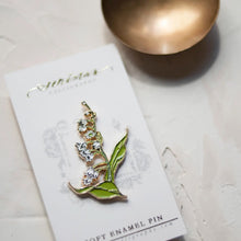 Lily of the Valley Gold Soft Enamel Pin
