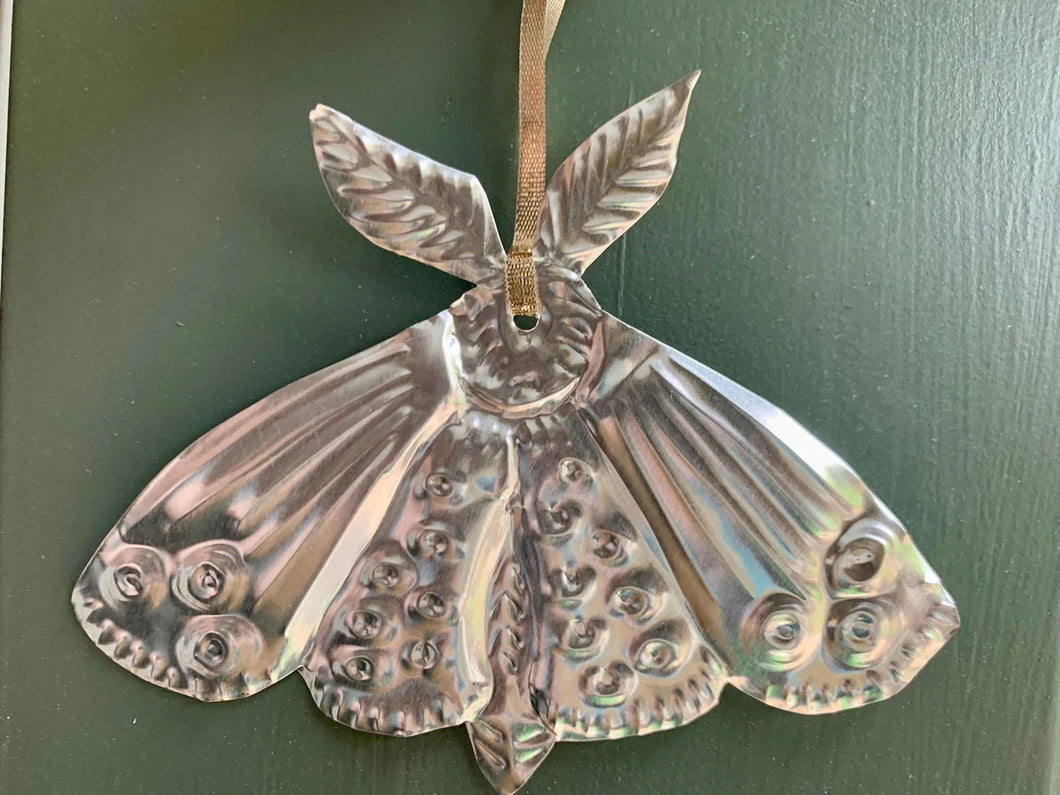 Moth Embossed Talisman