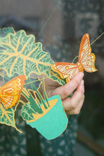 British Butterfly Sewn Garland