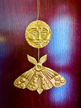 Moon and Moth Handmade Embossed Talisman