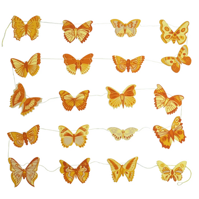 British Butterfly Sewn Garland