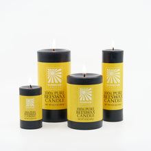 Black Pillar Candle