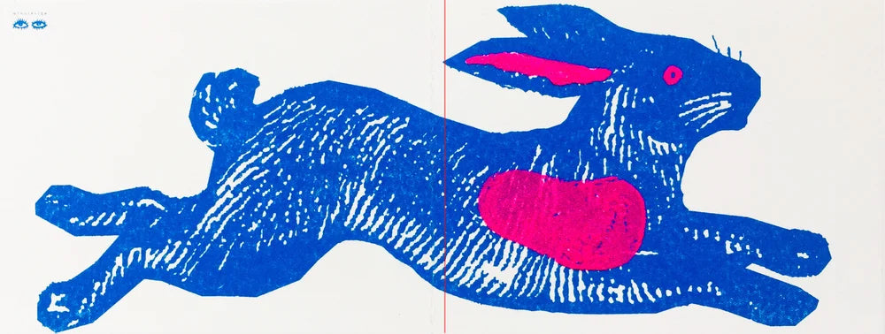 Blue Rabbit Print/Card
