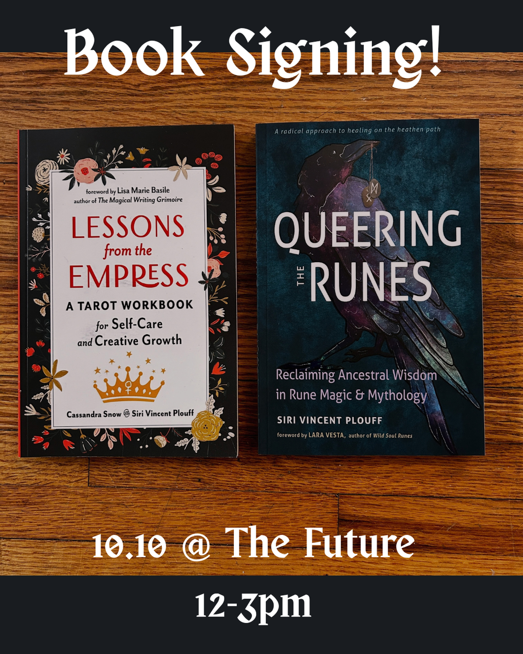 October 10: Siri Vincent Plouff Book Signing