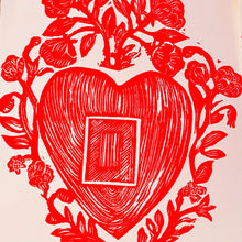 Heart Flower Print/Card