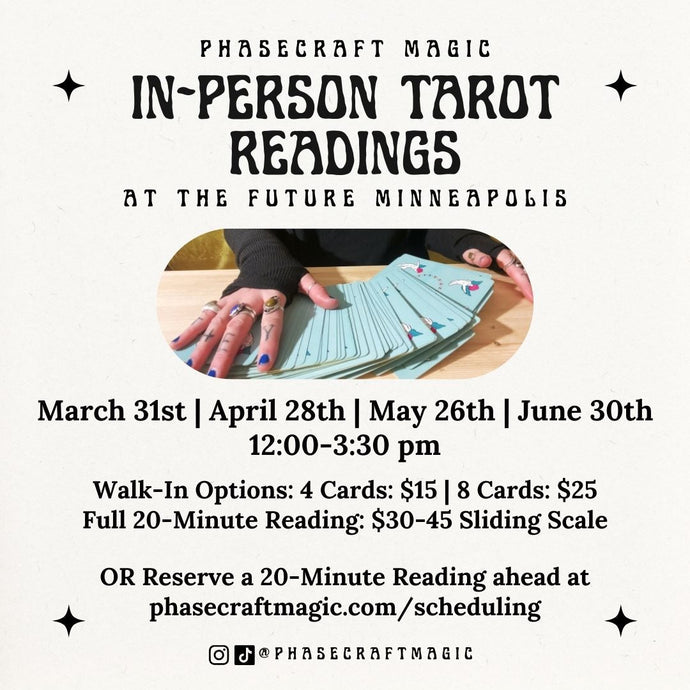 May 26: Phasecraft Magic Tarot Readings