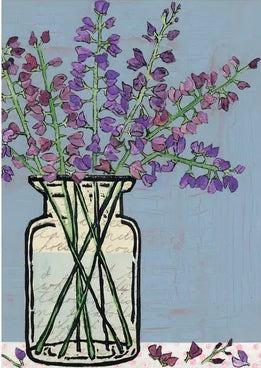 Lupine card