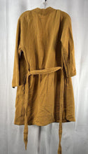 Parachute Cotton Cloud Robe--Mustard Size M