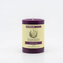 Queen Bee Lavender Pillar Candle