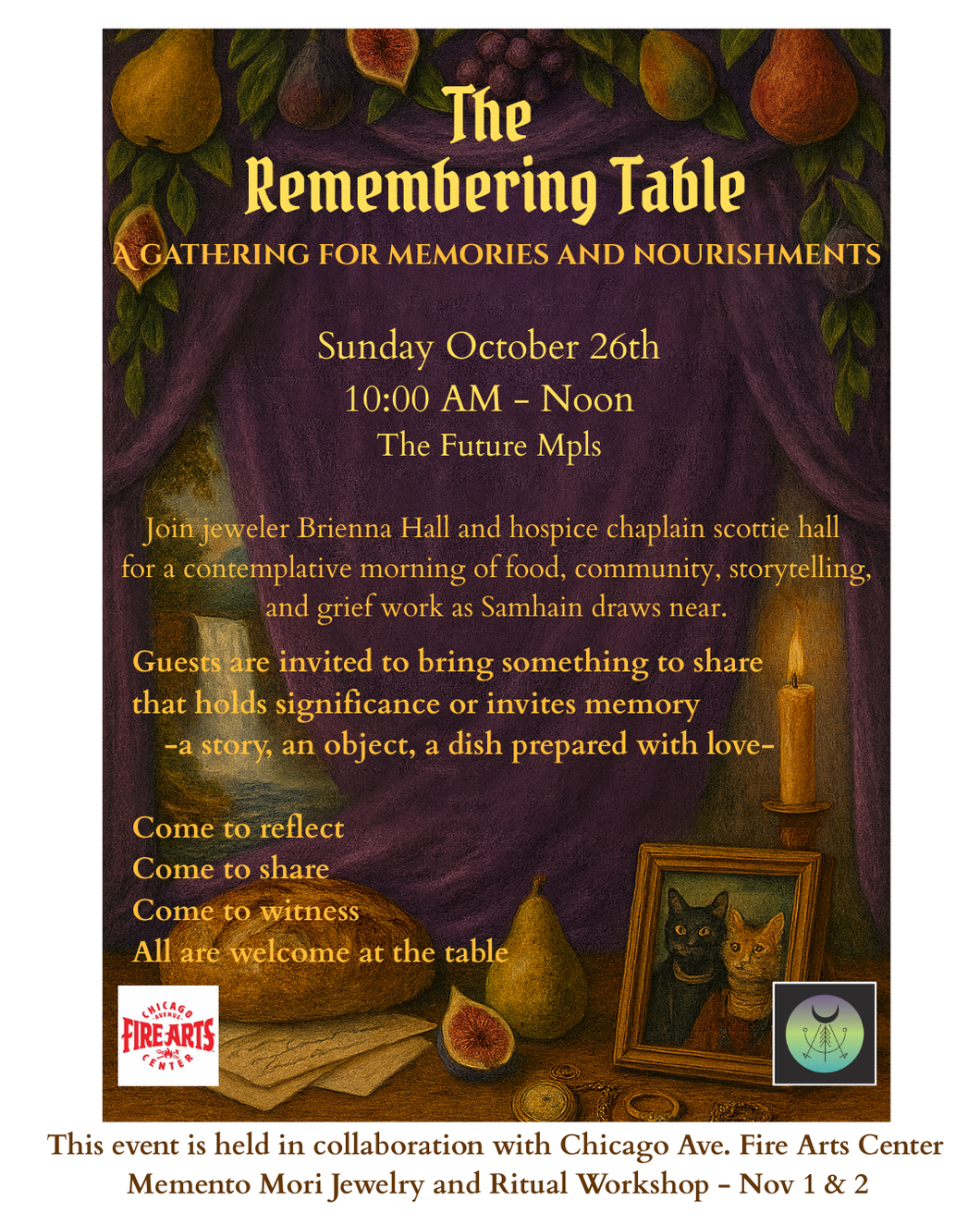 October 26: The Remembering Table