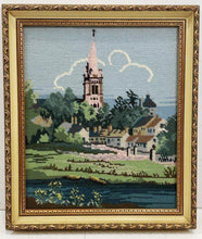Vintage Alice Godkin "Chester Cathedral" Needlepoint Framed