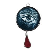 The Weeping Eye Art Glass Ornament