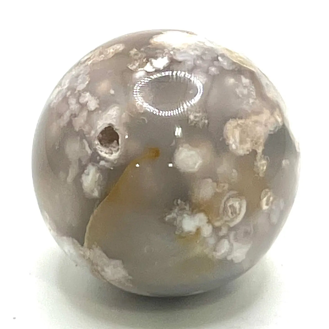 Flower Agate Sphere
