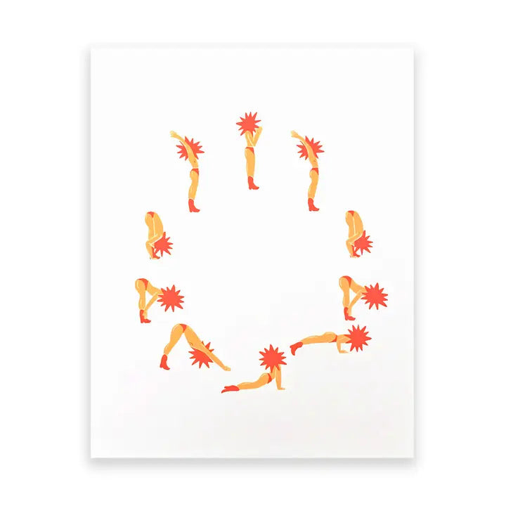 Sun Salutation Screenprint