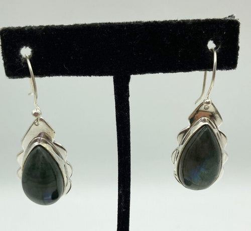 Labradorite earrings