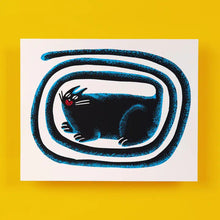 Hypno Cat Screenprint