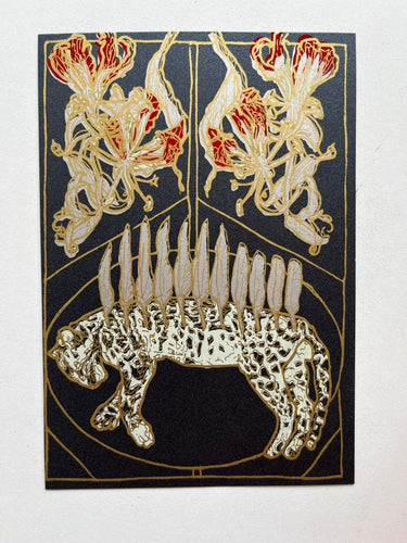 10 of Feathers postcard