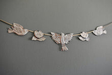 Embossed Tin Flying Bird Foil Garland Bunting