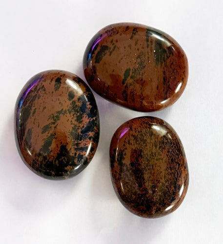 Mahogany Obsidian palmstone