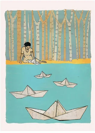 Paperboats card