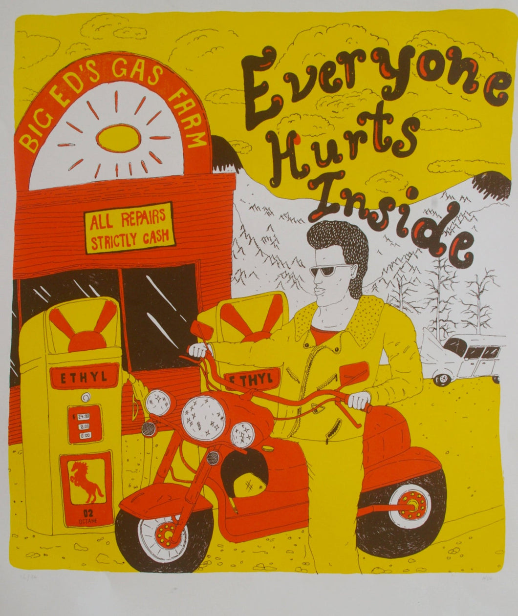 Everyone Hurts Inside print