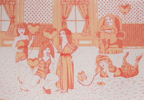 Romantic Girls print