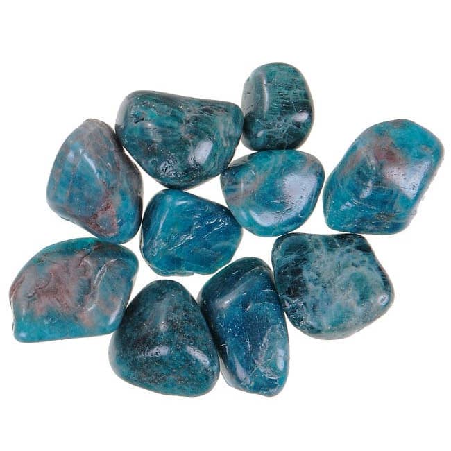 Blue Apatite Tumbled