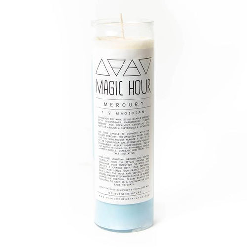 Mercury / Magician / 1 Ritual Candle - Large