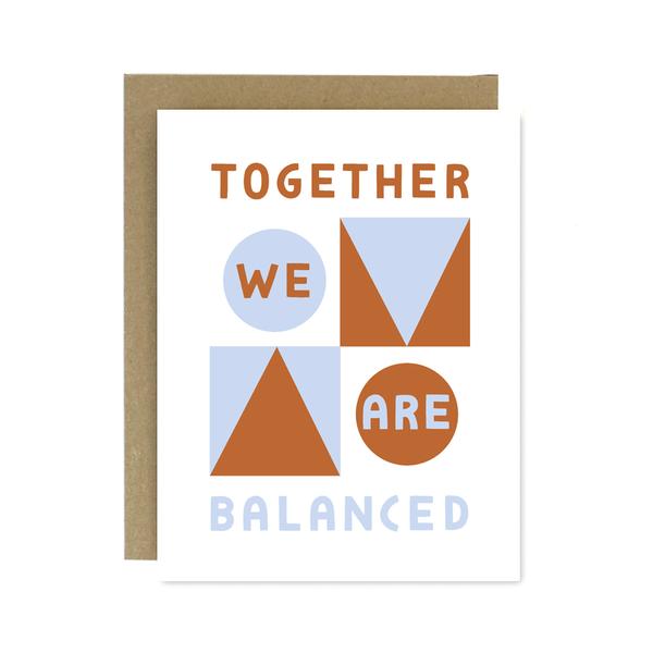 We Are Balanced card