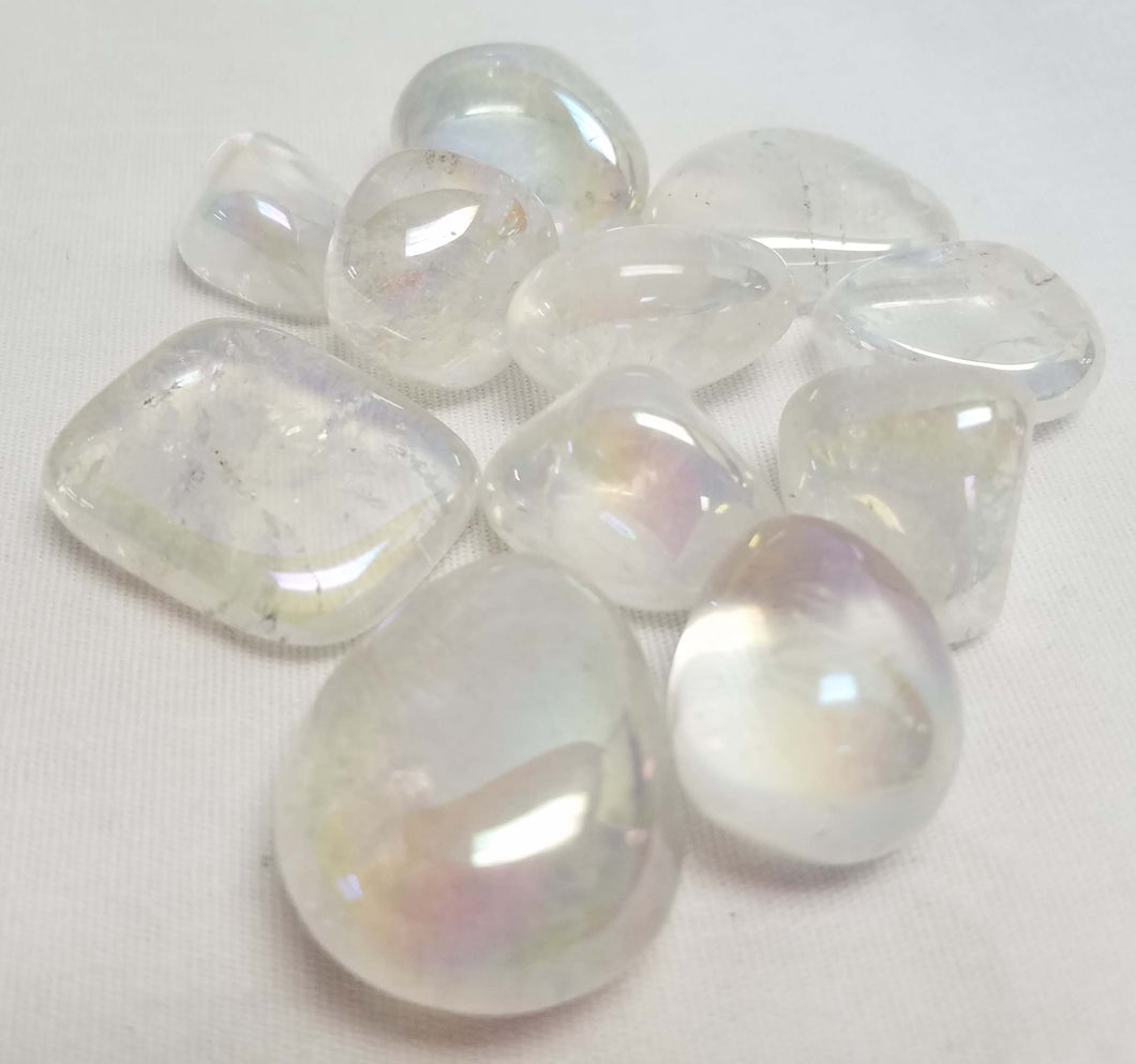 Angel Aura Quartz tumbled