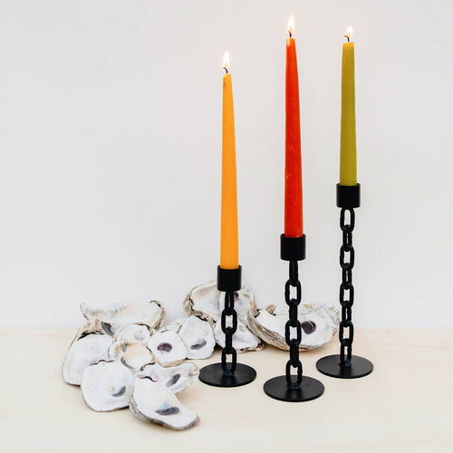 Chain Candle Holder (Black)