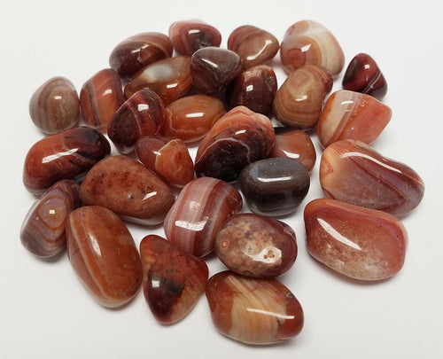 Red Agate tumbled