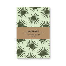 Tropical Palm Leaf Pattern notebook