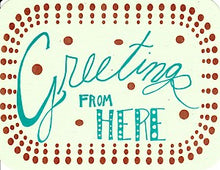 Greetings From Here Postcard
