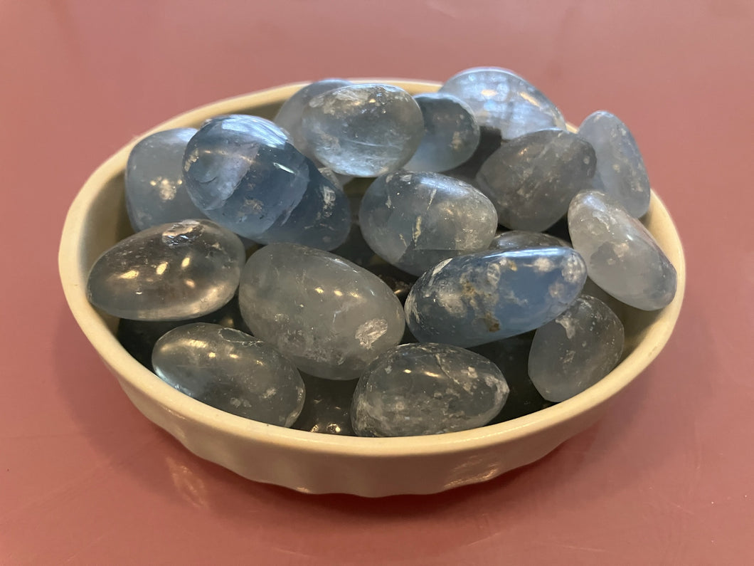 Celestite tumbled